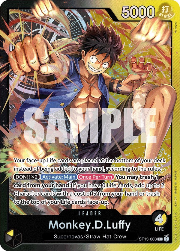 Monkey.D.Luffy [Ultra Deck: The Three Brothers] | Tables and Towers