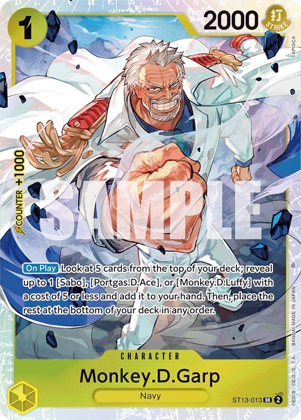 Monkey.D.Garp [Ultra Deck: The Three Brothers] | Tables and Towers