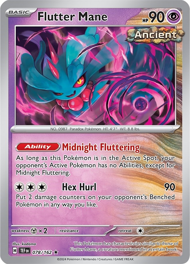 Flutter Mane (078/162) (Theme Deck Exclusive) [Scarlet & Violet: Temporal Forces] | Tables and Towers