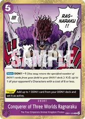 Conquerer of Three Worlds Ragnaraku [Extra Booster: Memorial Collection] | Tables and Towers