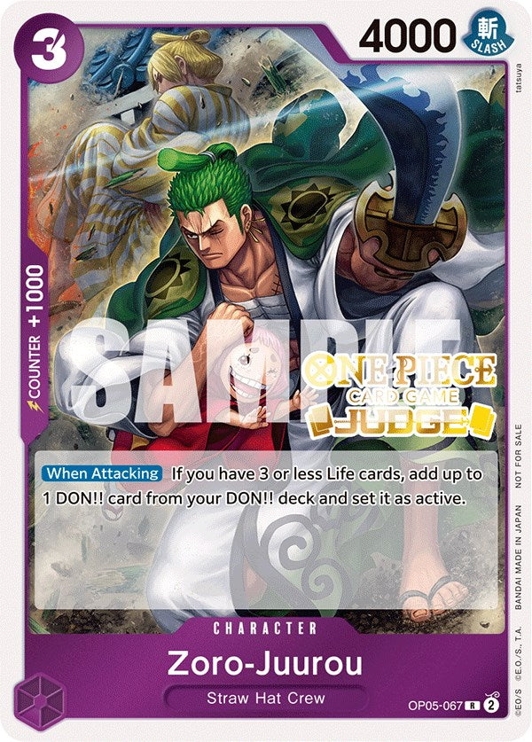 Zoro-Juurou (Judge Pack Vol. 3) [One Piece Promotion Cards] | Tables and Towers