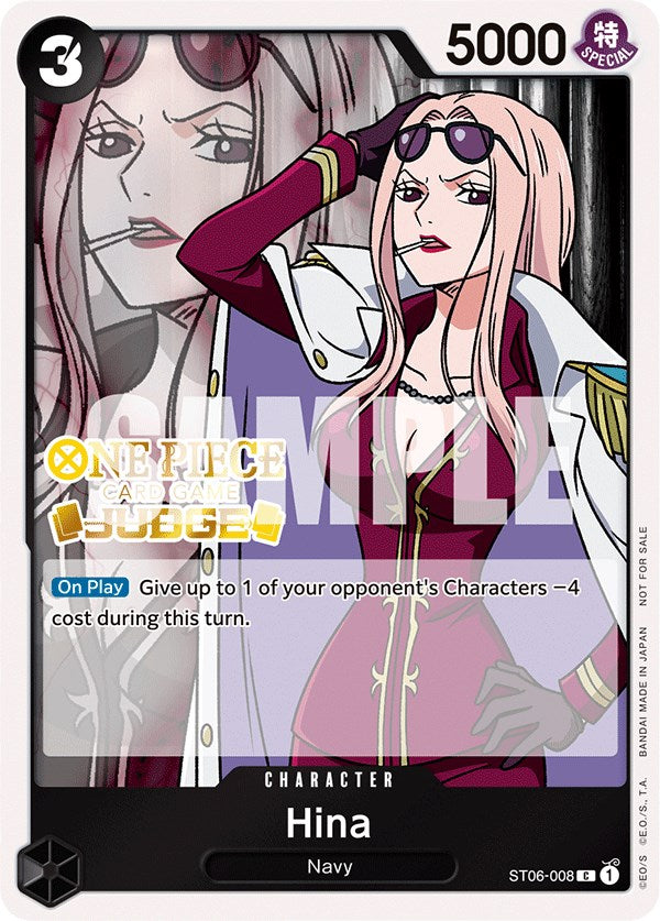 Hina (Judge Pack Vol. 3) [One Piece Promotion Cards] | Tables and Towers