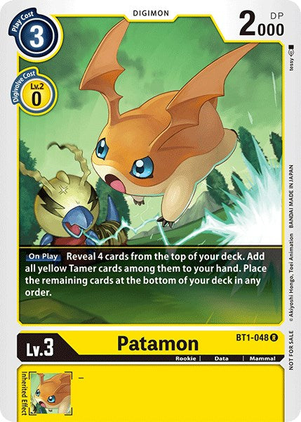 Patamon [BT1-048] (Official Tournament Pack Vol.3) [Release Special Booster Promos] | Tables and Towers