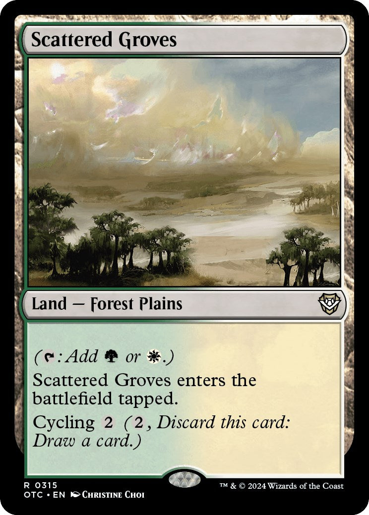Scattered Groves [Outlaws of Thunder Junction Commander] | Tables and Towers