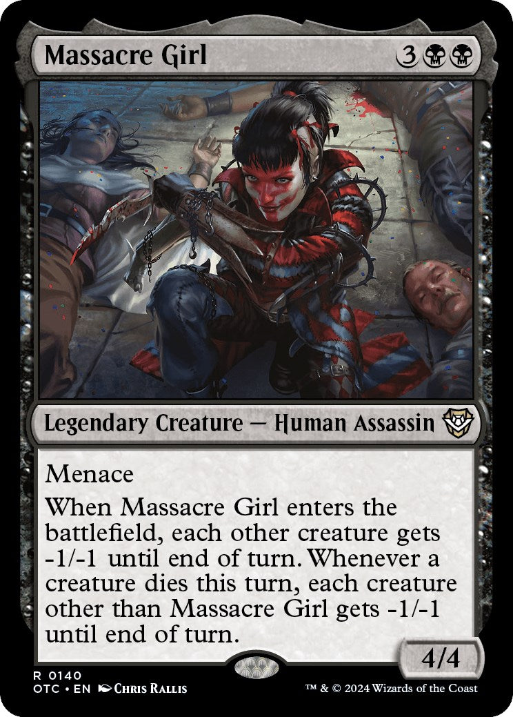 Massacre Girl [Outlaws of Thunder Junction Commander] | Tables and Towers