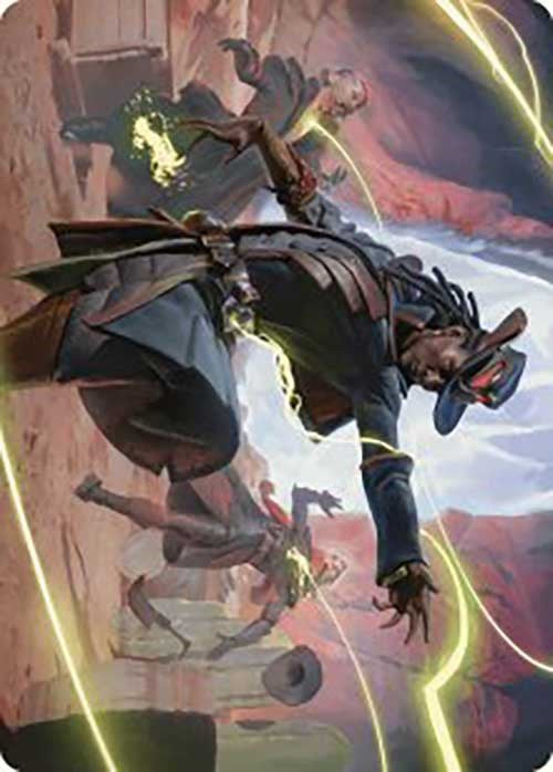 Lilah, Undefeated Slickshot Art Card [Outlaws of Thunder Junction Art Series] | Tables and Towers