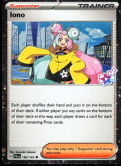 Iono (185/193) (Cosmo Foil) [Scarlet & Violet: Paldea Evolved] | Tables and Towers
