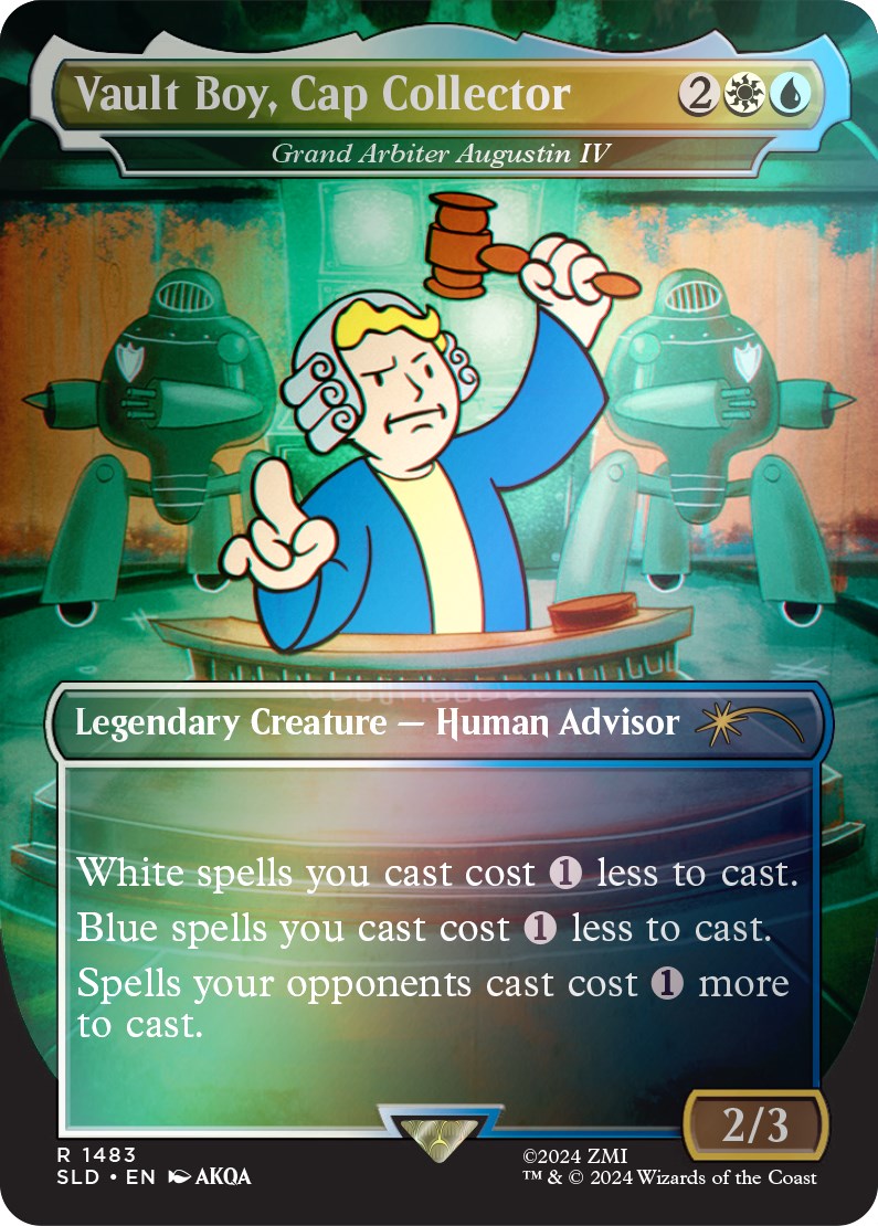 Vault Boy, Cap Collector - Grand Arbiter Augustin IV (Rainbow Foil) [Secret Lair Drop Series] | Tables and Towers