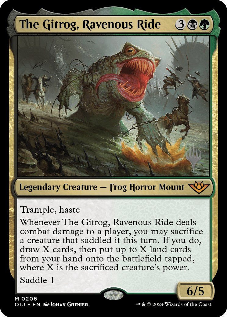 The Gitrog, Ravenous Ride (Promo Pack) [Outlaws of Thunder Junction Promos] | Tables and Towers