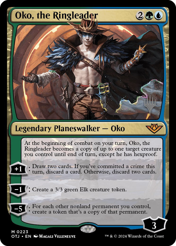 Oko, the Ringleader (Promo Pack) [Outlaws of Thunder Junction Promos] | Tables and Towers