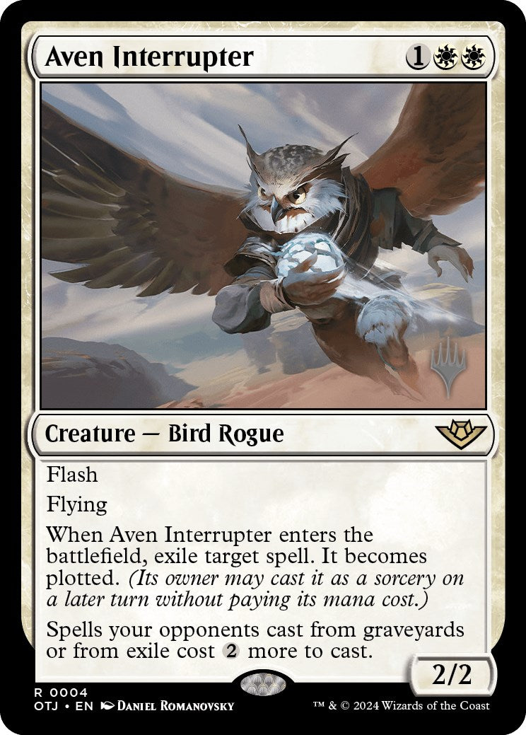 Aven Interrupter (Promo Pack) [Outlaws of Thunder Junction Promos] | Tables and Towers