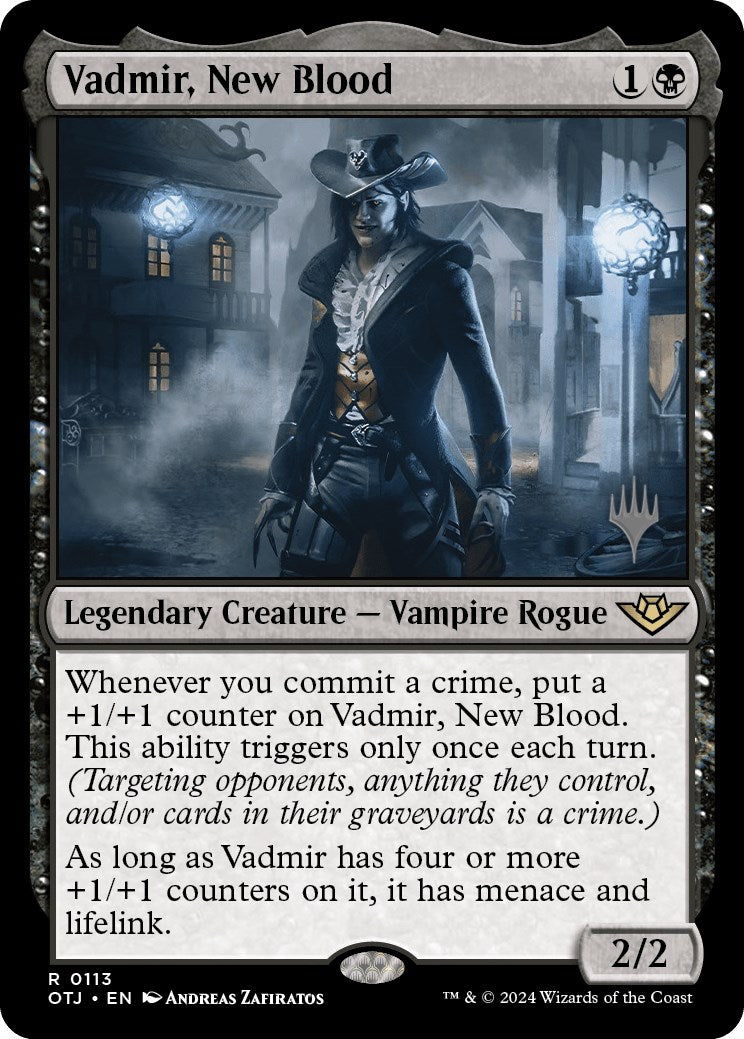 Vadmir, New Blood (Promo Pack) [Outlaws of Thunder Junction Promos] | Tables and Towers