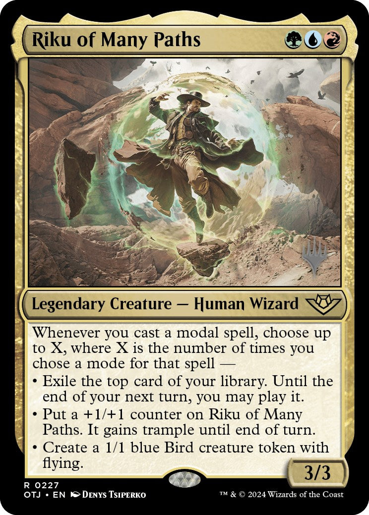 Riku of Many Paths (Promo Pack) [Outlaws of Thunder Junction Promos] | Tables and Towers