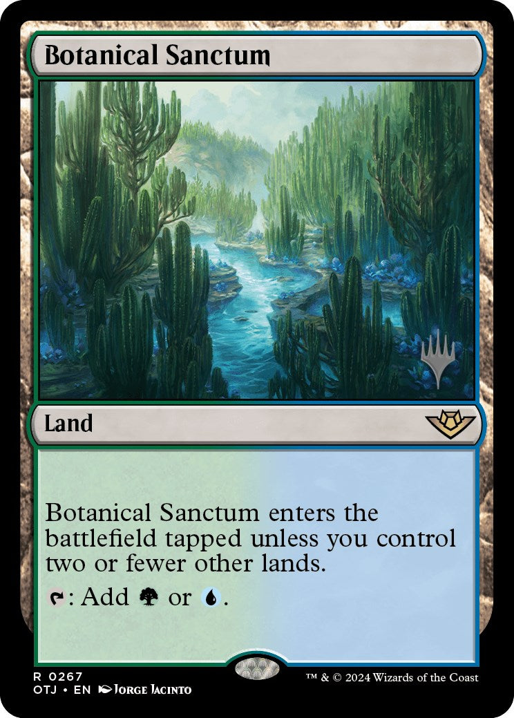 Botanical Sanctum (Promo Pack) [Outlaws of Thunder Junction Promos] | Tables and Towers