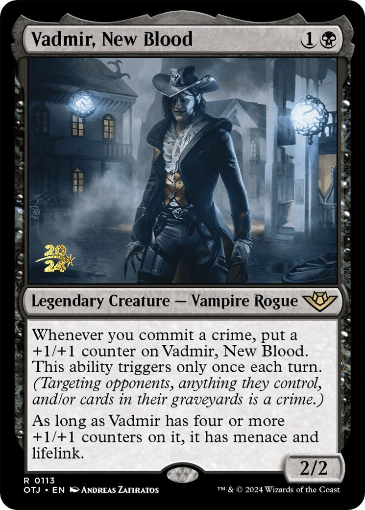 Vadmir, New Blood [Outlaws of Thunder Junction Prerelease Promos] | Tables and Towers