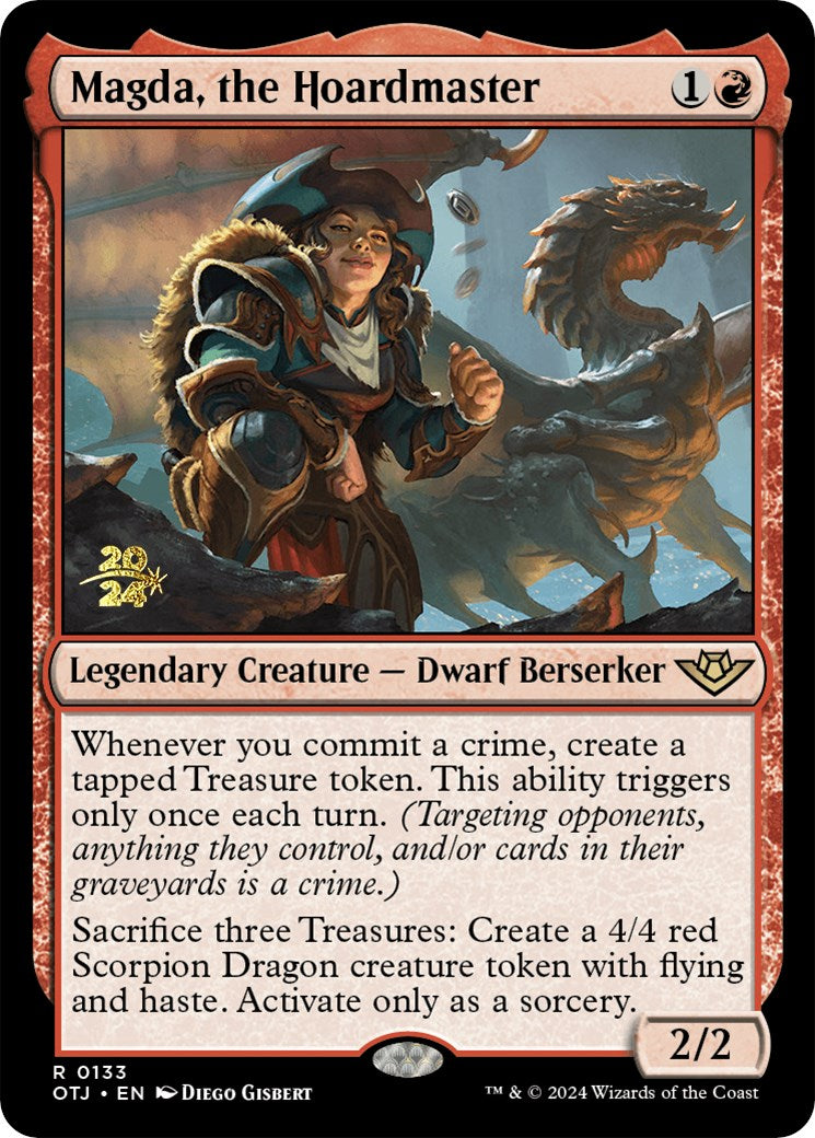 Magda, the Hoardmaster [Outlaws of Thunder Junction Prerelease Promos] | Tables and Towers