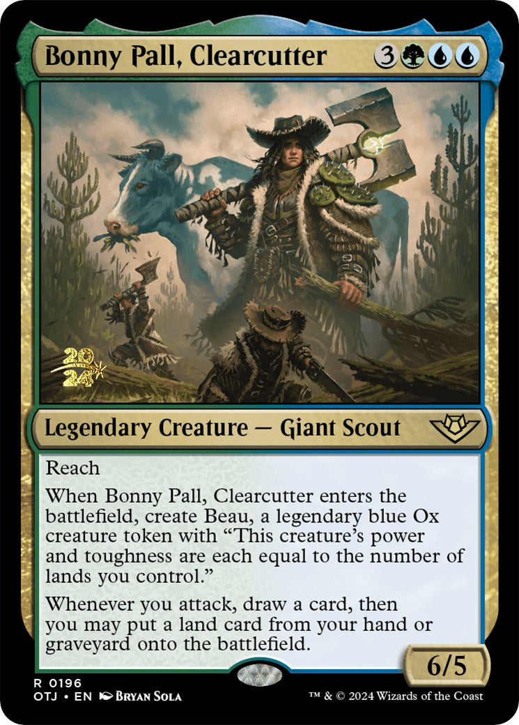 Bonny Pall, Clearcutter [Outlaws of Thunder Junction Prerelease Promos] | Tables and Towers