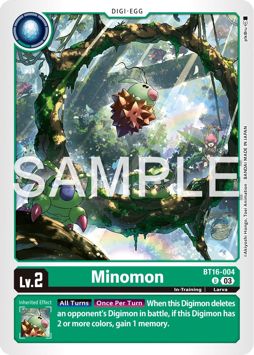 Minomon [BT16-004] [Beginning Observer] | Tables and Towers