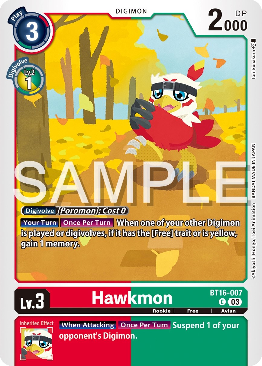 Hawkmon [BT16-007] [Beginning Observer] | Tables and Towers