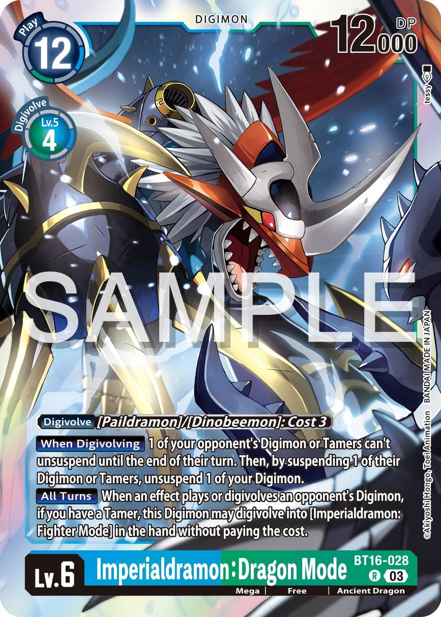 Imperialdramon: Dragon Mode [BT16-028] [Beginning Observer] | Tables and Towers