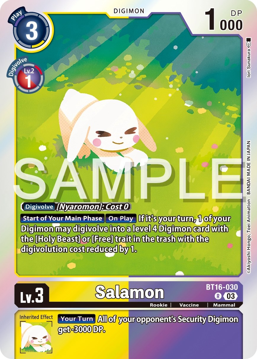 Salamon [BT16-030] [Beginning Observer] | Tables and Towers