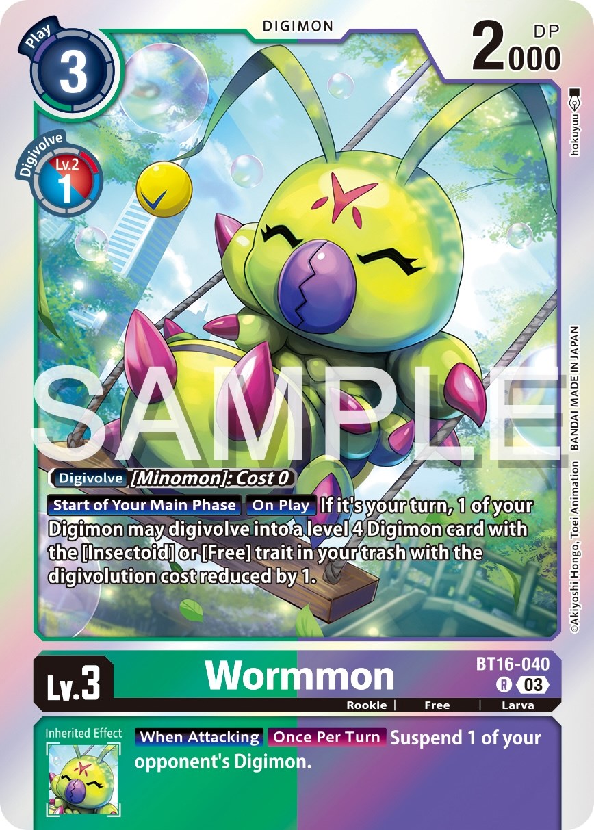 Wormmon [BT16-040] [Beginning Observer] | Tables and Towers