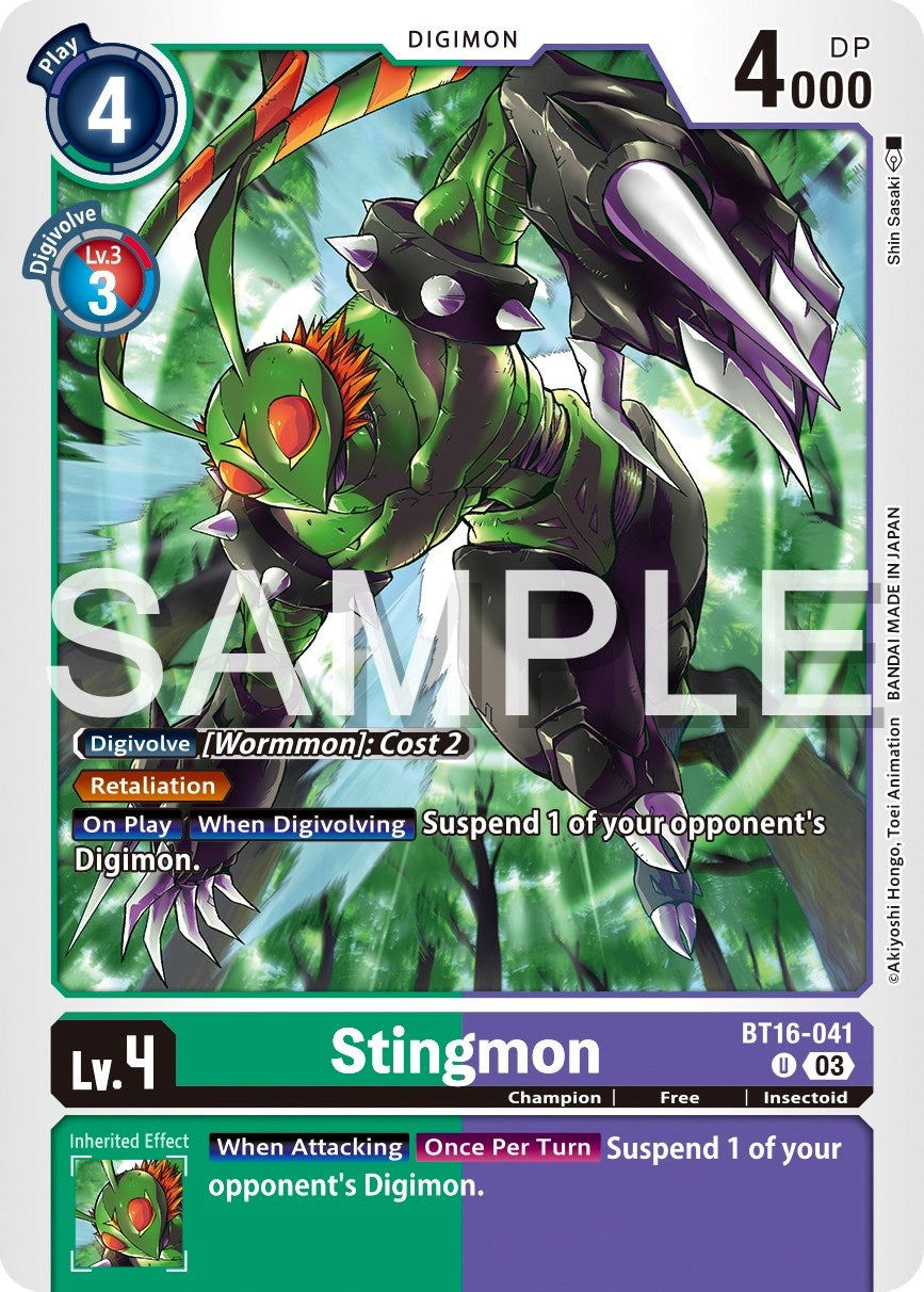 Stingmon [BT16-041] [Beginning Observer] | Tables and Towers