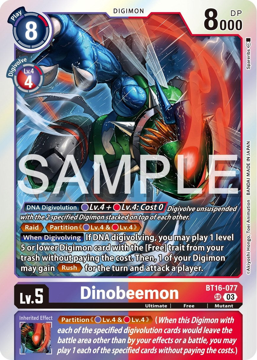 Dinobeemon [BT16-077] [Beginning Observer] | Tables and Towers