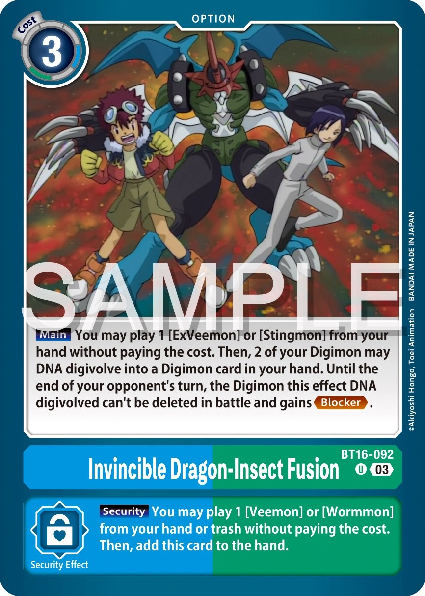 Invincible Dragon-Insect Fusion [BT16-092] [Beginning Observer] | Tables and Towers