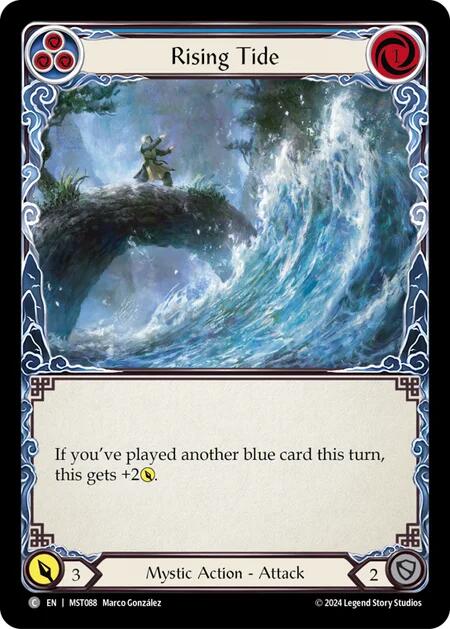 Rising Tide [MST088] (Part the Mistveil)  Rainbow Foil | Tables and Towers