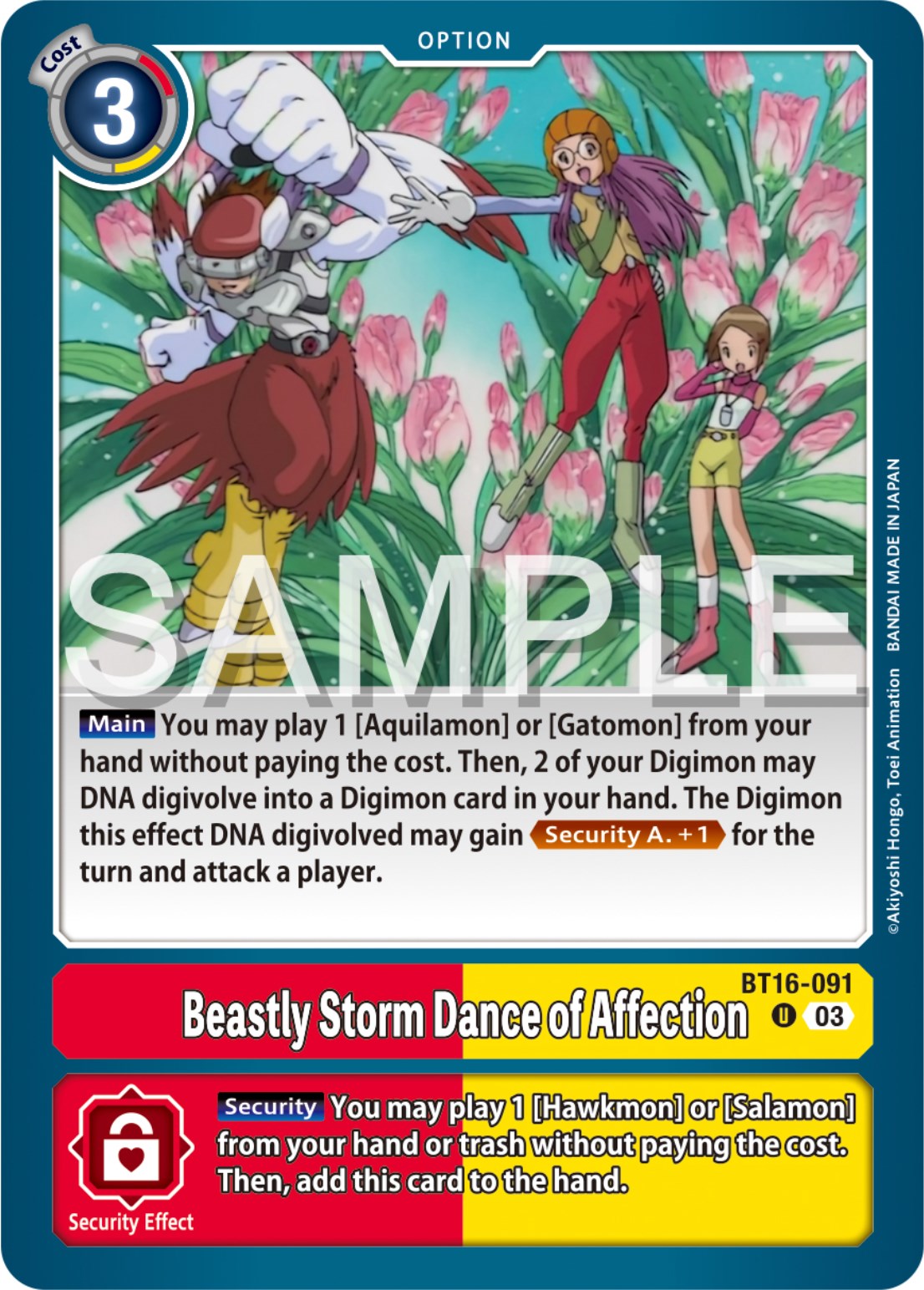 Beastly Storm Dance of Affection [BT16-091] [Beginning Observer] | Tables and Towers