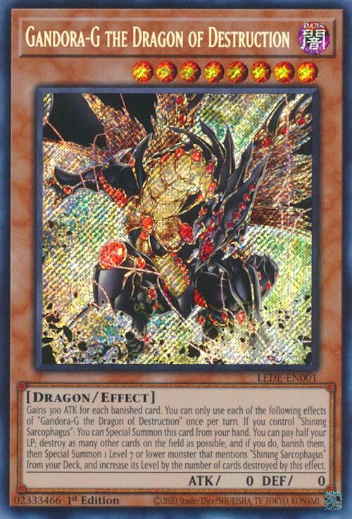 Gandora-G the Dragon of Destruction [LEDE-EN001] Secret Rare | Tables and Towers