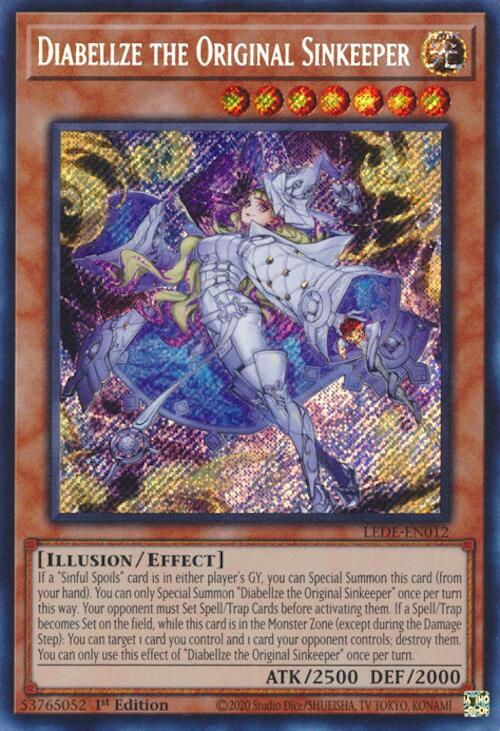 Diabellze the Original Sinkeeper [LEDE-EN012] Secret Rare | Tables and Towers