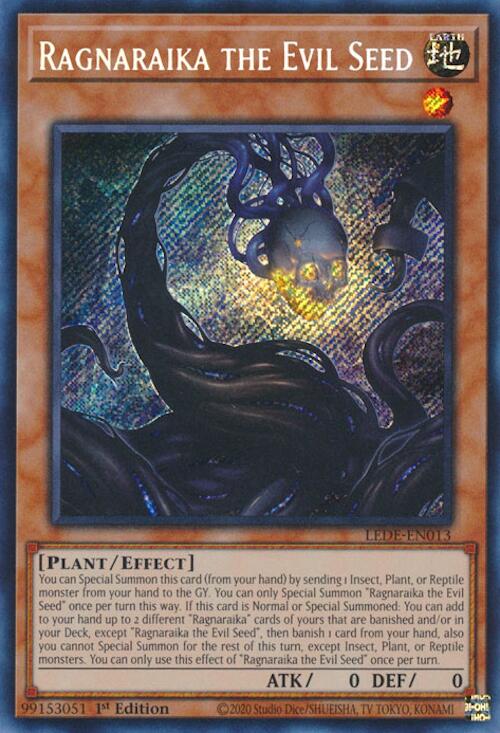 Ragnaraika the Evil Seed [LEDE-EN013] Secret Rare | Tables and Towers