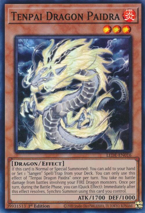 Tenpai Dragon Paidra [LEDE-EN016] Super Rare | Tables and Towers