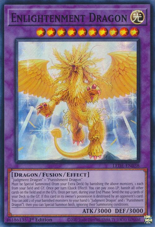 Enlightenment Dragon [LEDE-EN038] Super Rare | Tables and Towers