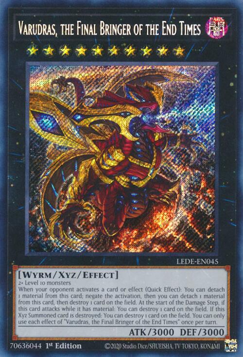 Varudras, the Final Bringer of the End Times [LEDE-EN045] Secret Rare | Tables and Towers