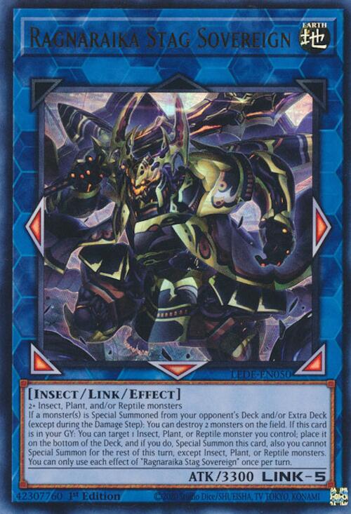 Ragnaraika Stag Sovereign [LEDE-EN050] Ultra Rare | Tables and Towers