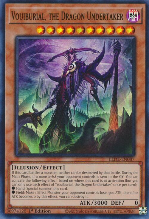 Vouiburial, the Dragon Undertaker [LEDE-EN087] Ultra Rare | Tables and Towers