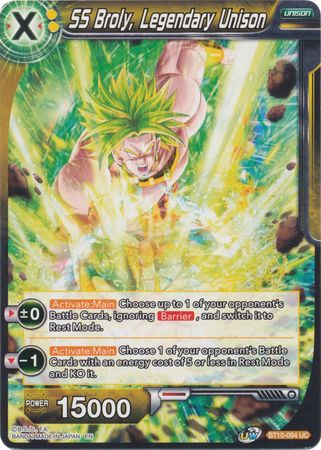 SS Broly, Legendary Unison (BT10-094) [Rise of the Unison Warrior 2nd Edition] | Tables and Towers