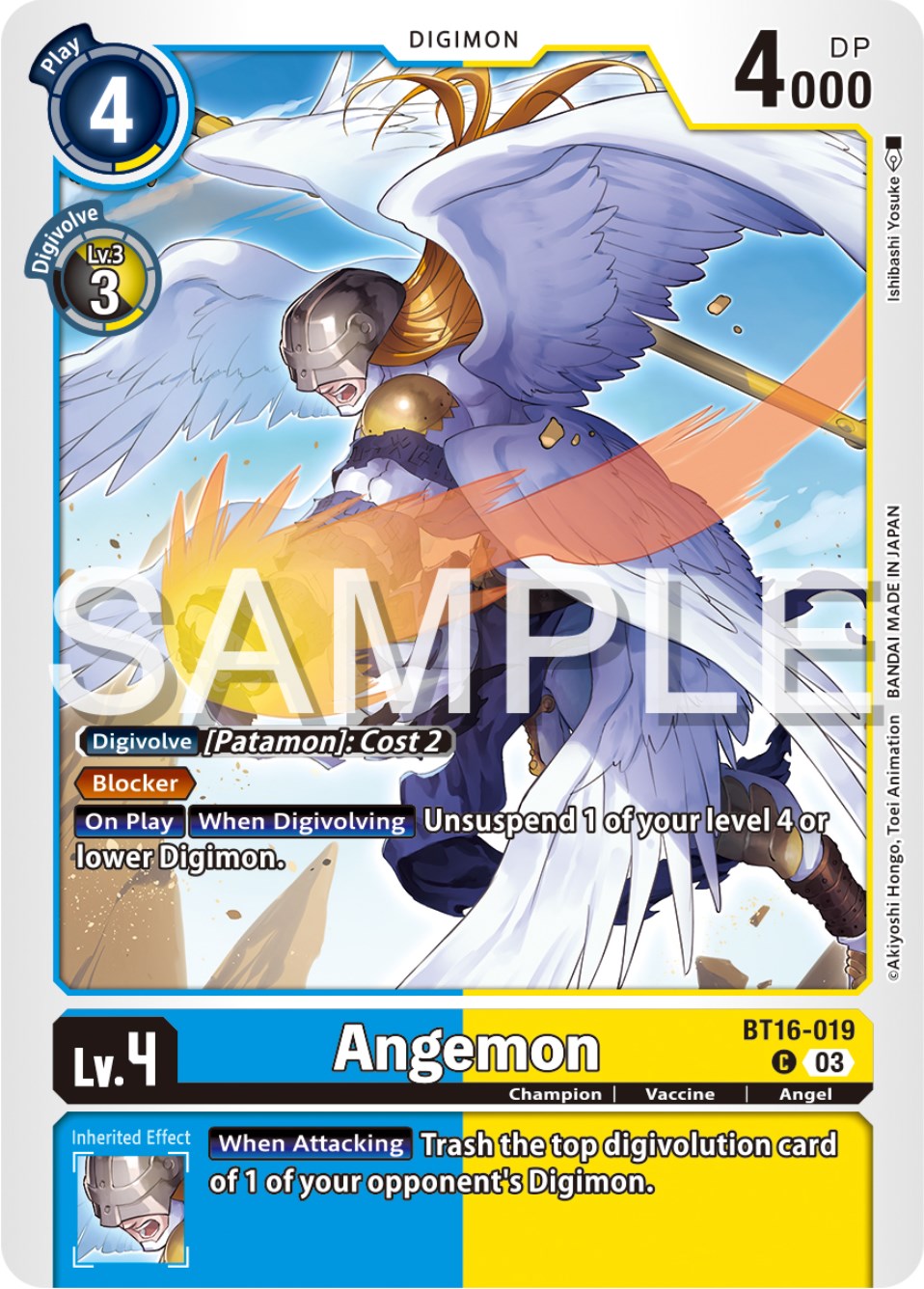 Angemon [BT16-019] [Beginning Observer] | Tables and Towers