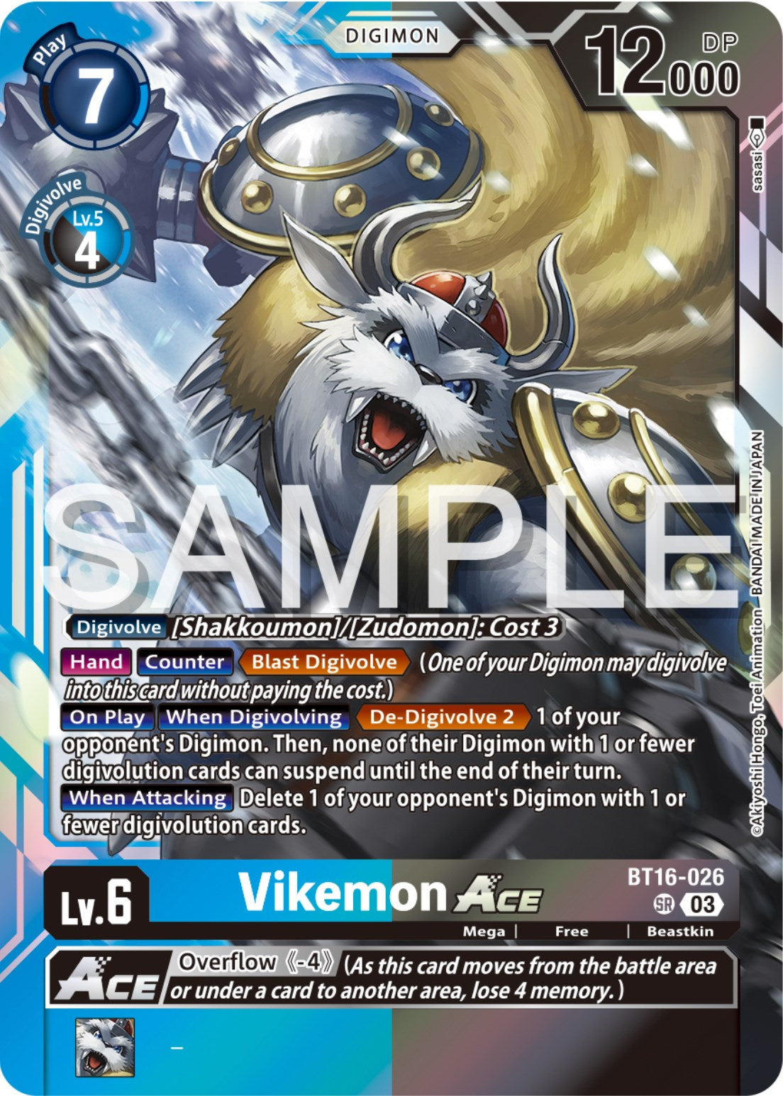 Vikemon Ace [BT16-026] [Beginning Observer] | Tables and Towers