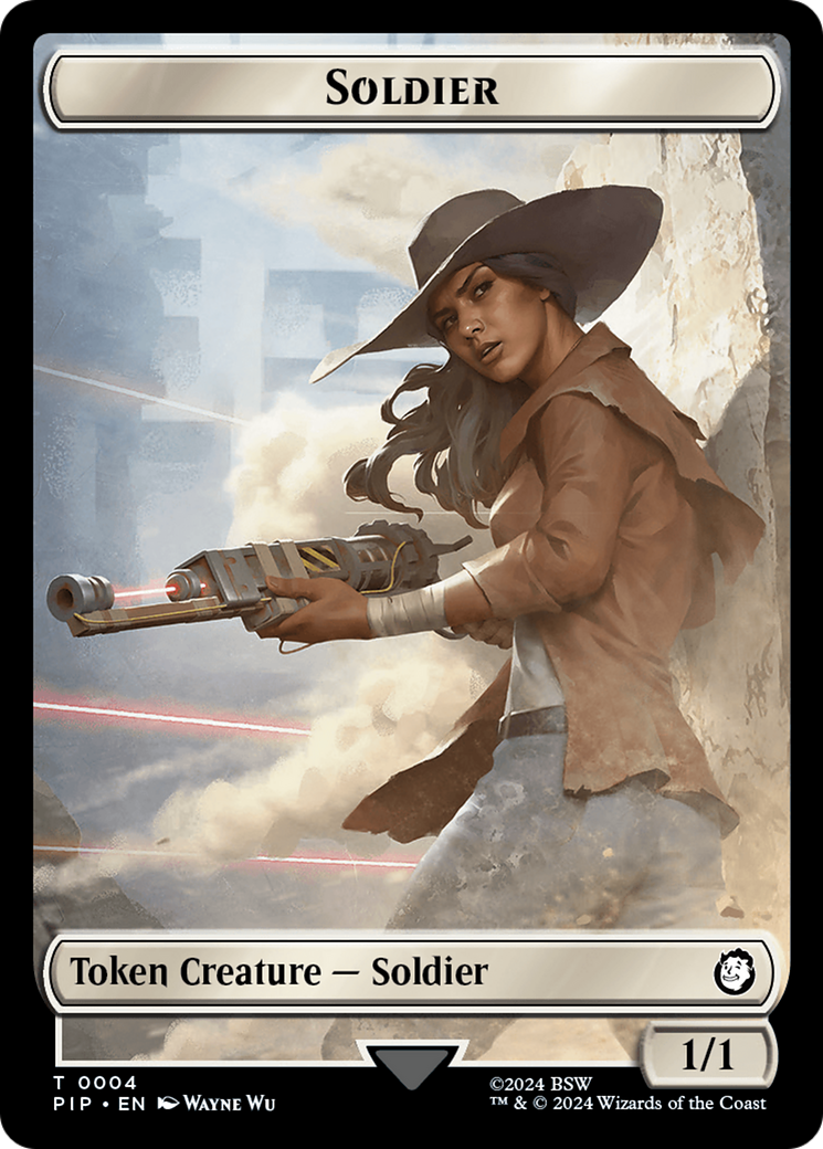 Energy Reserve // Soldier (0004) Double-Sided Token [Fallout Tokens] | Tables and Towers