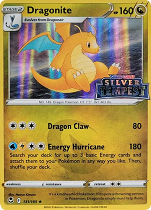 Dragonite (131/195) (Silver Tempest Stamped) [Sword & Shield: Silver Tempest] | Tables and Towers