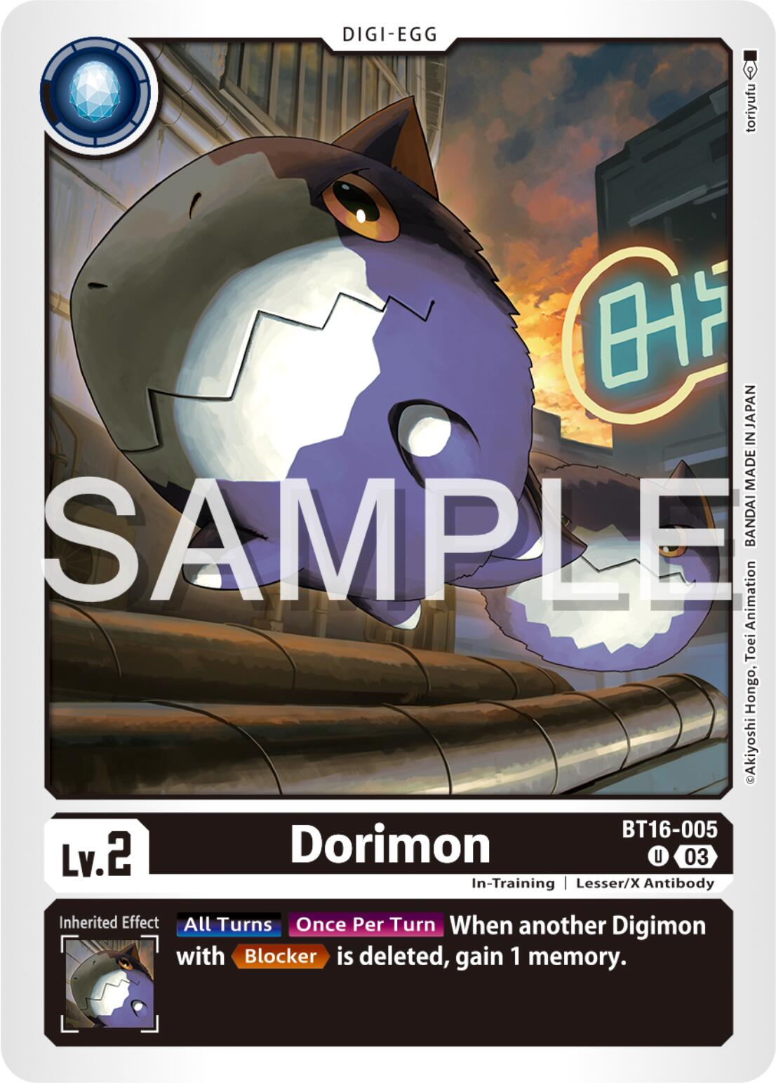 Dorimon [BT16-005] [Beginning Observer] | Tables and Towers