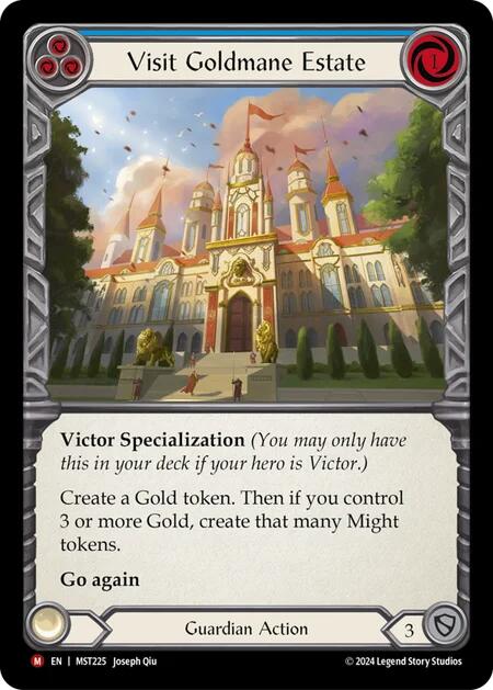 Visit Goldmane Estate [MST225] (Part the Mistveil)  Rainbow Foil | Tables and Towers