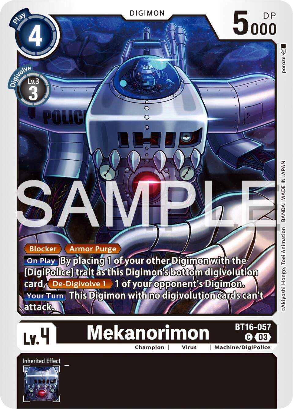 Mekanorimon [BT16-057] [Beginning Observer] | Tables and Towers