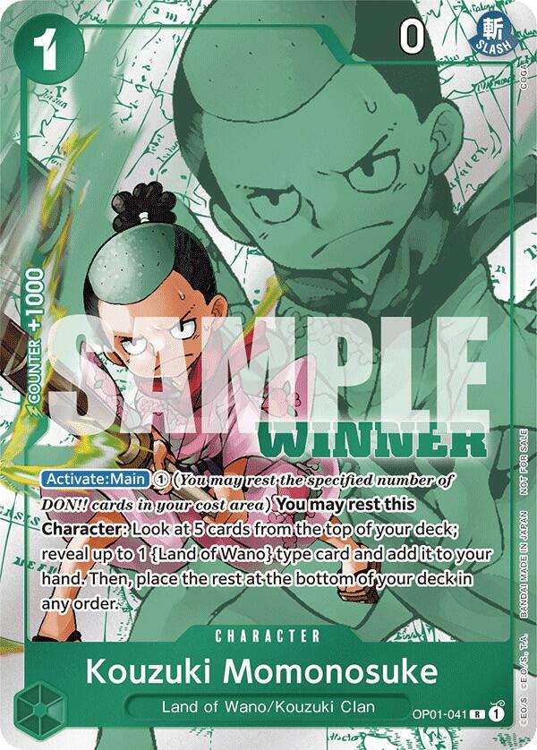 Kouzuki Momonosuke (Winner Pack Vol. 7) [One Piece Promotion Cards] | Tables and Towers