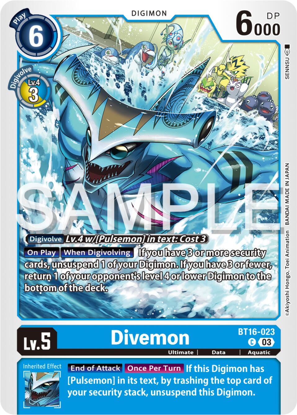 Divemon [BT16-023] [Beginning Observer] | Tables and Towers