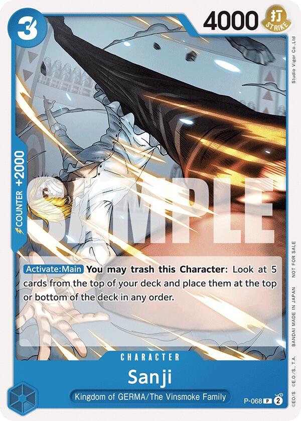 Sanji (Pirates Party Vol. 7) [One Piece Promotion Cards] | Tables and Towers